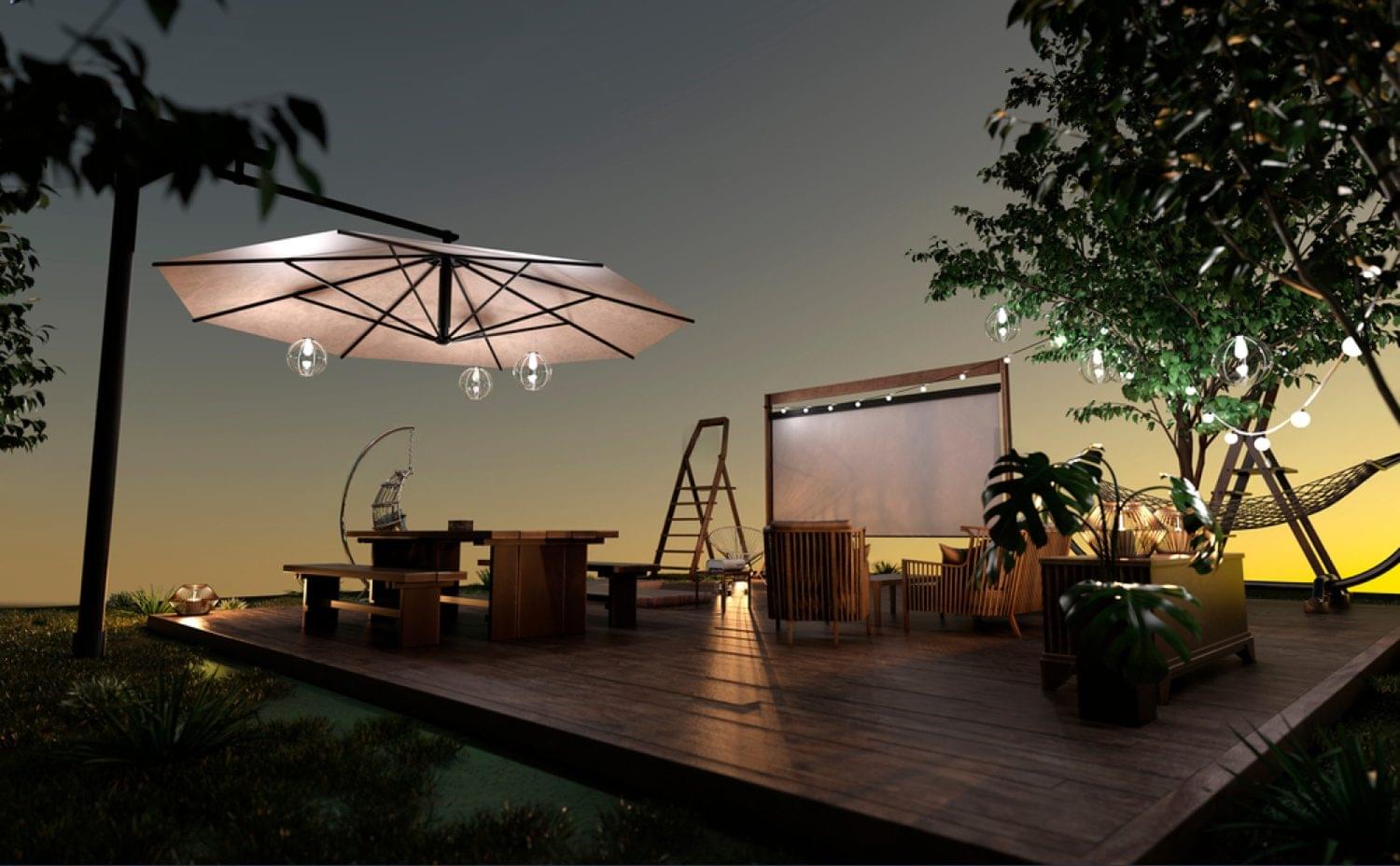 Outdoor Film Projector