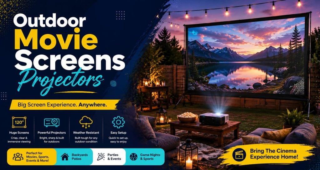 Outdoor Movie Screens Projectors
